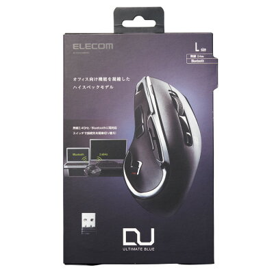 ELECOM ハードウェアマクロ搭載マウス 2台切替 無線2.4GHz/Bluetooth M-DC01MBBK